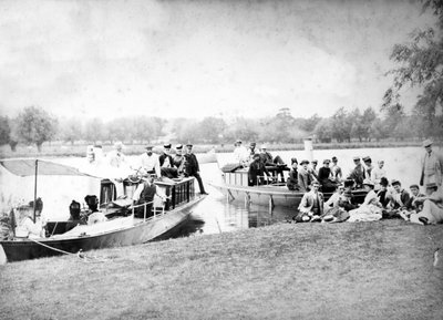 Victorian River Steamer Excursion by English Photographer